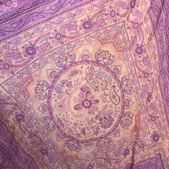 NWT Spell age of Aquarius Farrah half moon maxi skirt - Picture 6 of 10